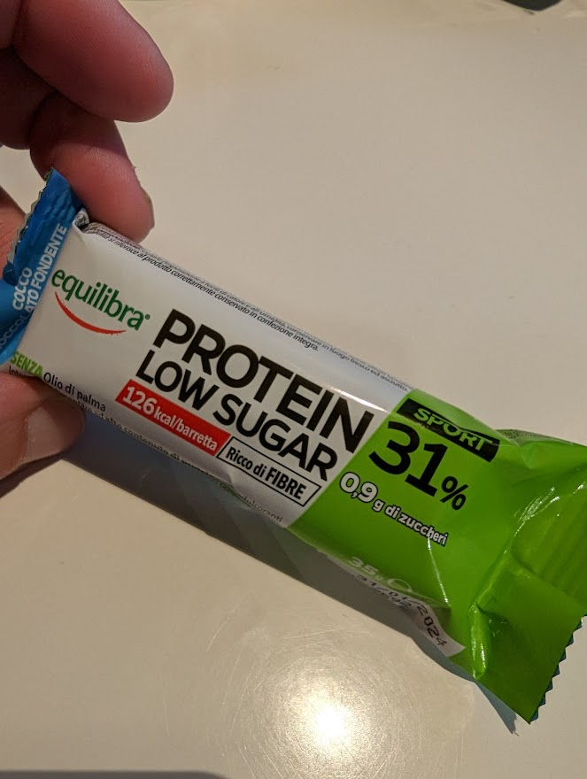 Confezione della barretta Equilibra Protein 31%