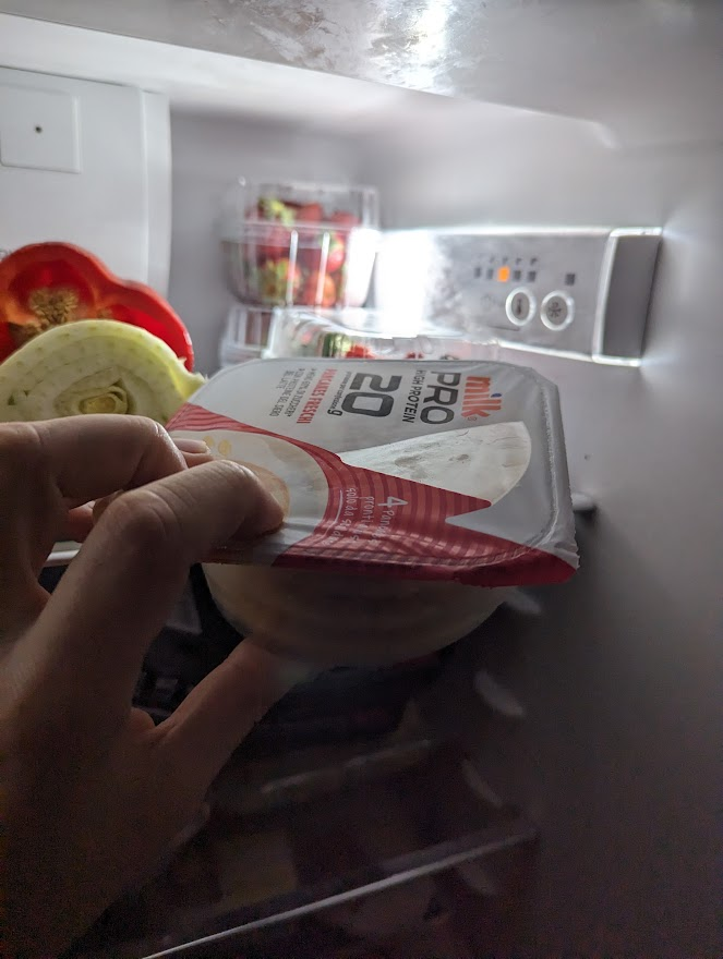 Milk PRO Pancakes in frigo
