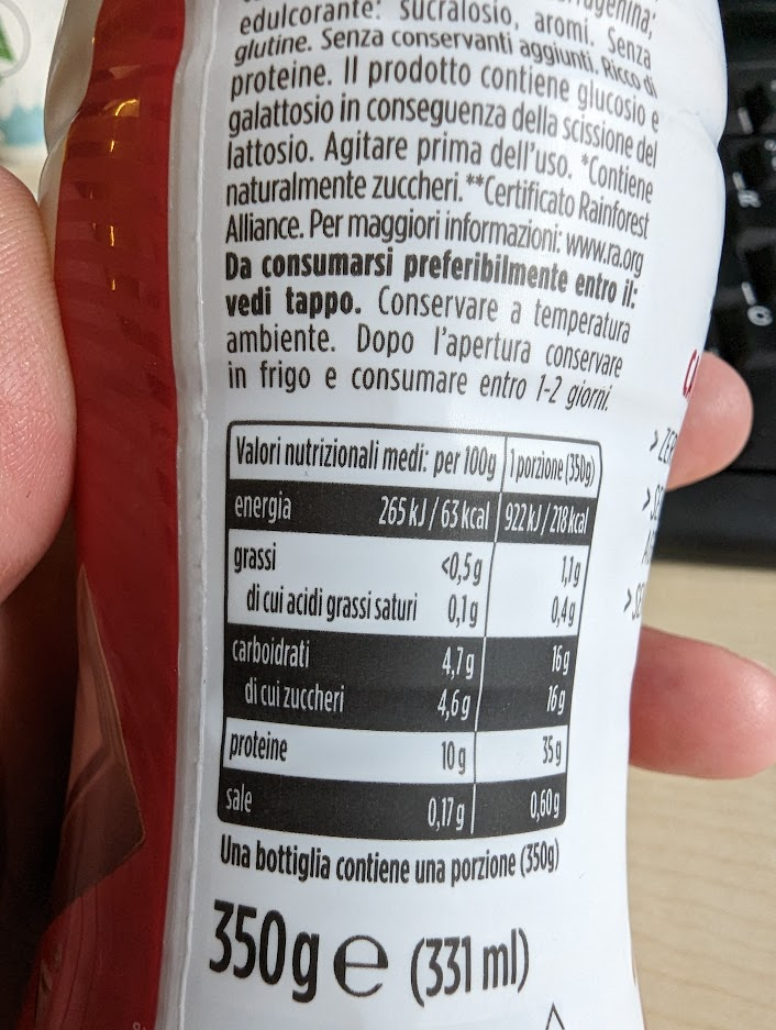 Milk Pro high protein 35g
