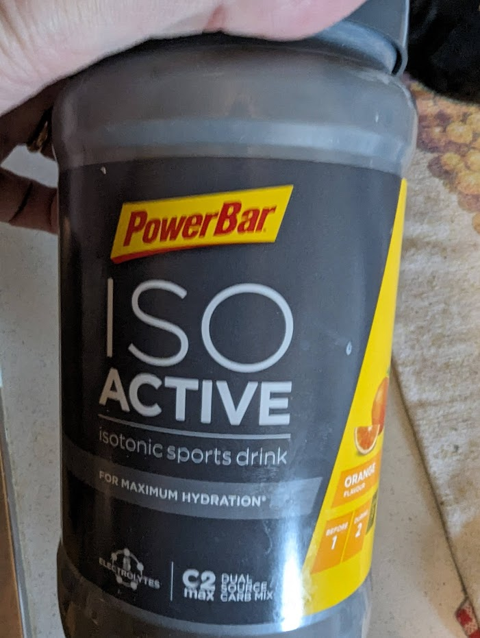 Il barattolo di PowerBar ISO active